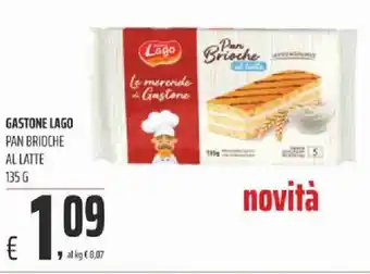 Gastone Lago Pan Brioche Al Latte 135g