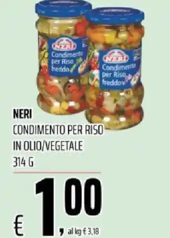 Alter Discount Neri Condimento Per Riso In Olio/Vegetale 314g offerta