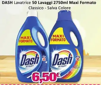 Dash Lavatrice 50 Lavaggi 2750ml Maxi Formato Classico - Salva Colore