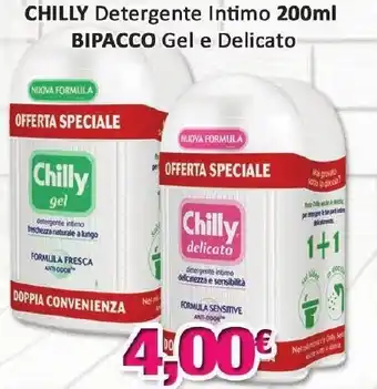 Chilly Detergente Intimo 200ml Bipacco Gel e Delicato