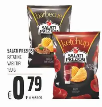 Alter Discount Salati Preziosi Patatine Vari Tipi 120g offerta