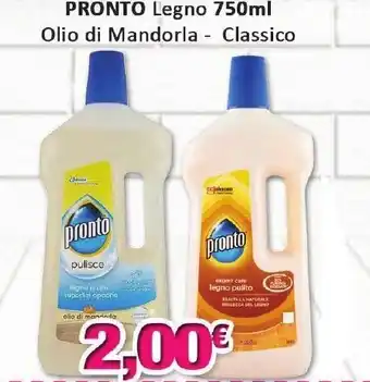 Pronto Legno 750ml Olio di Mandorla - Classico