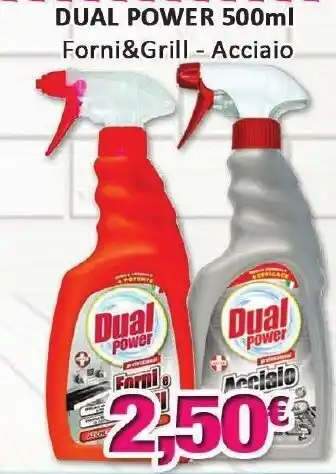Dual Power 500ml Forni&Grill - Acciaio