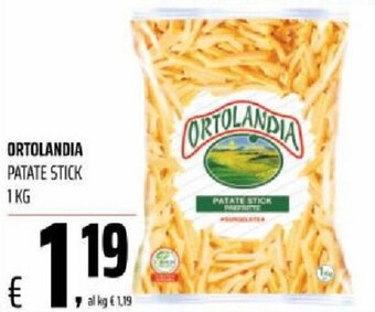 Alter Discount Ortolandia Patate Stick 1kg offerta