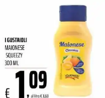 Alter Discount I Gustaioli Maionese Squeezy 300ml offerta