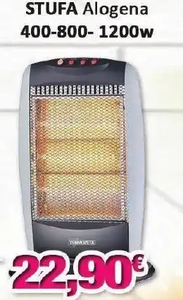 Stufa Alogena 400-800-1200w