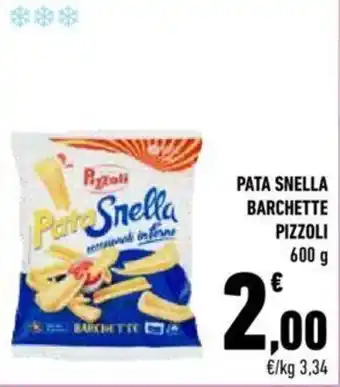Conad Pizzoli Pata Snella Barchette 600 g offerta