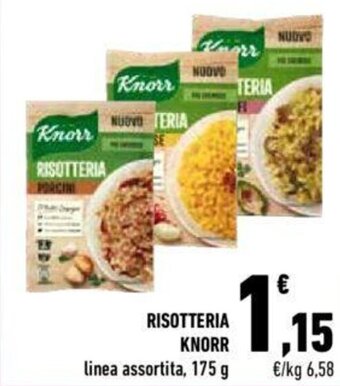 Conad Knorr Risotteria linea assortita 175 g offerta