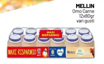 Franzy's Mellin Omo Carne 12x80gr vari gusti offerta