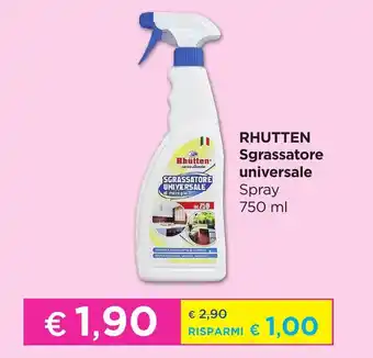 La Saponeria Rhutten Sgrassatore universale Spray 750 ml offerta