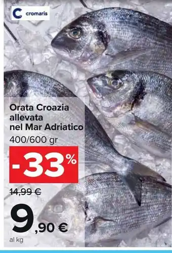 Carrefour Iper Orata croazia allevata nel mar adriatico offerta