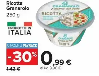 Carrefour Iper Ricotta granarolo offerta