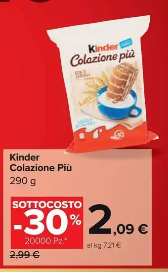 Kinder colazione più