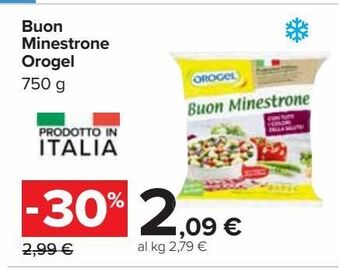Carrefour Iper Buon minestrone orogel offerta