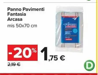 Panno pavimenti fantasia arcasa