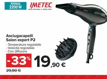 Carrefour Iper Asciugacapelli salon expert p2 offerta