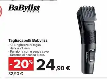 Carrefour Iper Tagliacapelli babyliss offerta