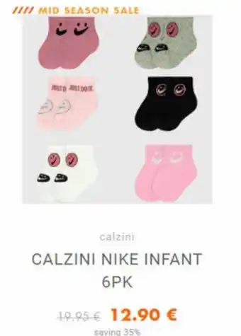 Aw Lab Calzini infantili nike offerta