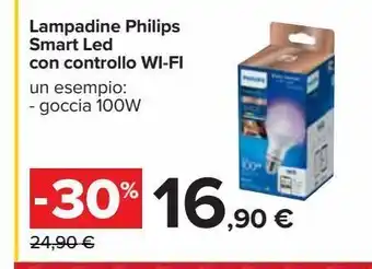 Carrefour Iper Lampadine philips smart led con controllo wi-fi offerta