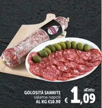 Deco Supermercati Golosità Sannite salame napoli offerta