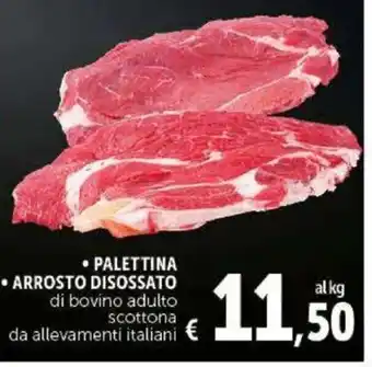 Deco Supermercati Palletina Arrosto Disossato di bovino adulto scottona da allevamenti italiani offerta