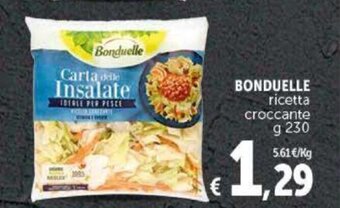 Deco Supermercati Bonduelle ricetta croccante g 230 offerta