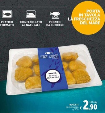 Deco Supermercati Mare Gioioso Nuggets di Merluzzo g 300 offerta