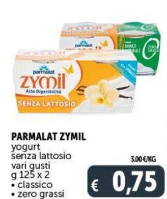 Deco Supermercati Parmalat Zymil Yogurt Senza Lattosio g 125 x 2 offerta