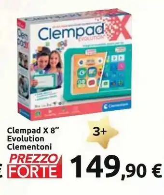Carrefour Iper Clempad x 8'' evolution clementoni offerta