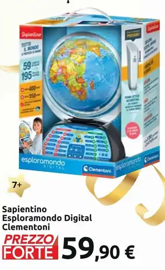 Carrefour Iper Sapientino esploramondo digital clementoni offerta