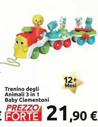 Trenino degli animali 3in1 baby clementoni
