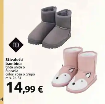 Carrefour Iper Stivaletti bambina offerta