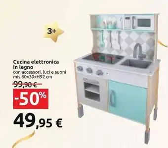 Cucina elettronica in legno