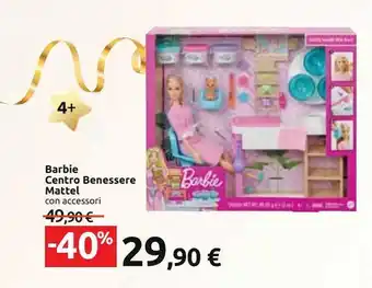 Carrefour Iper Barbie centro benessere mattel offerta