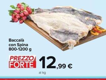 Baccalà con spina