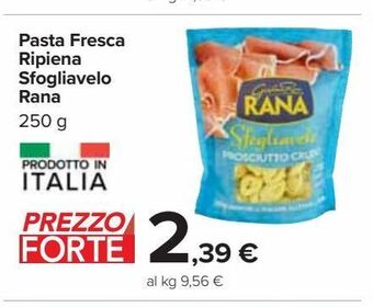 Pasta fresca ripiena sfogliavelo rana