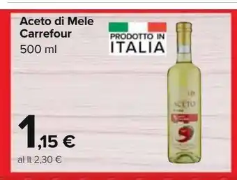 Carrefour Iper Aceto di mele carrefour offerta