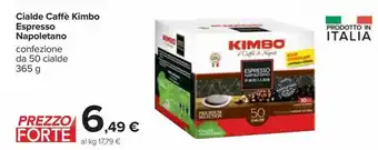 Carrefour Iper Cialde caffè kimbo espresso napoletano offerta