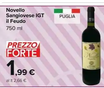 Novello sangiovese igt il feudo