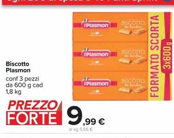 Carrefour Iper Biscotto plasmon offerta
