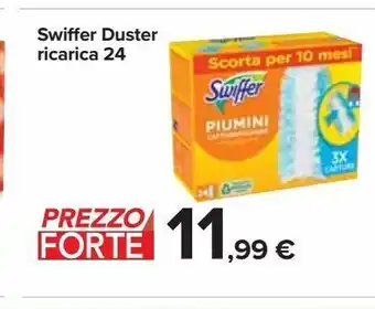 Carrefour Iper Swiffer duster ricarica 24 offerta