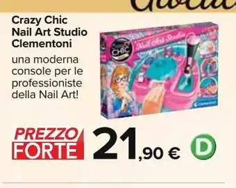 Carrefour Iper Crazy chic nail art studio clementoni offerta