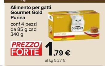 Carrefour Iper Alimento per gatti gourmet gold purina offerta