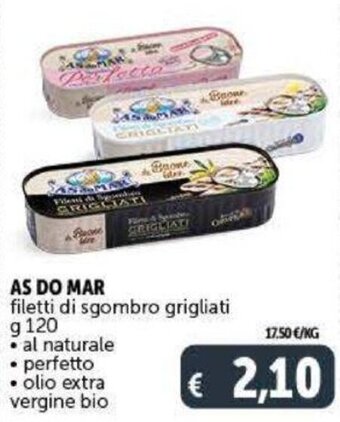 Deco Supermercati As Do Mar Filetti di Sgombro Grigliati g 120 offerta