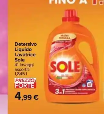 Carrefour Iper Detersivo liquido lavatrice sole offerta
