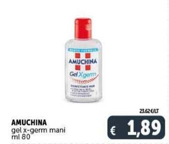 Deco Supermercati Amuchina Gel x-germ Mani ml 80 offerta