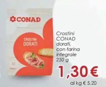 Nero Giardini Conad Crostini dorati, con farina integrale 250 g offerta