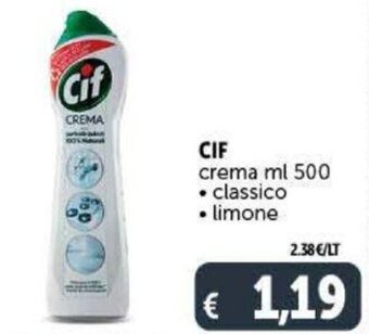 Deco Supermercati CIF Crema ml 500 offerta