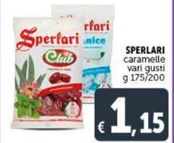Deco Supermercati Sperlari Caramelle Vari Gusti g 175/200 offerta