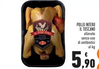 IL Toscano Pollo Intero allevato senza uso di antibiotici